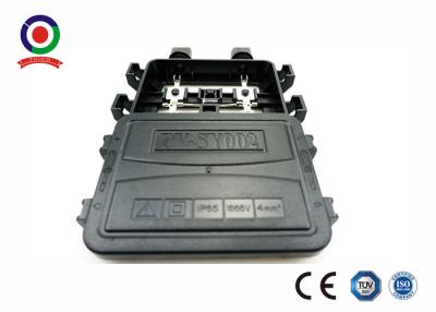 China Double Core Wire PV Junction Box , Tin Plated Copper Solar Power Junction Box for sale