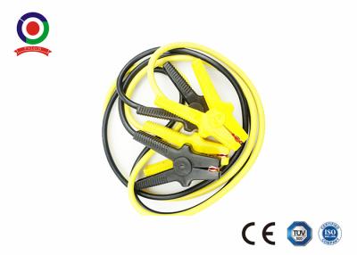 China Universal Automotive Booster Cables 500A Black And Yellow Iron Clamp 6 Meter for sale