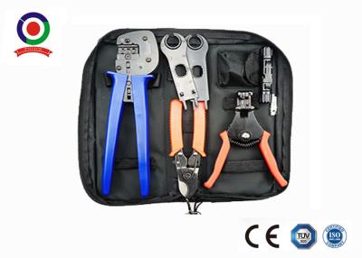 China Black Bag  Crimping Tool Kit Solar Photoroltaic Connector For Solar System for sale