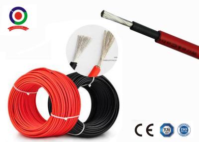 China TUV CE certificated DC single core PV1-F 6mm2 solar pv cable for solar panel for sale
