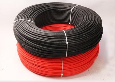 China Hard Wearing Electrical Cable Wire / 4mm Pv1f Photovoltaic Cable For Power System for sale