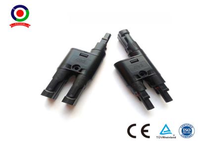 China PPO Material  Branch Connector , 1000V DC 30A  Y Connector For Solar Panel for sale