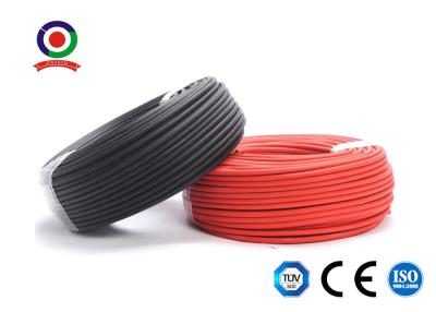 China TUV Approved Single core black Solar panel PV cable wire 6mm² for sale