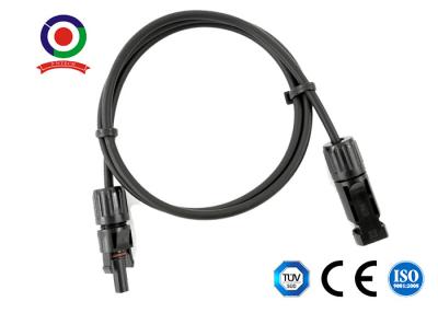 China 1000v Solar Panel Extension Cable With Mc4 Male To Female Connectors for sale