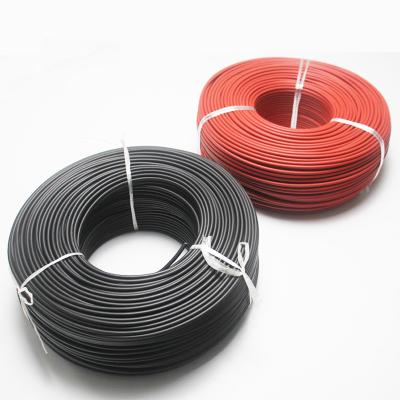 China 100m Black Solar PV Double Insulated LSZH 2.5mm2 single core DC cable for sale