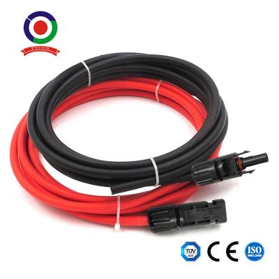 China 1 Pair Pv Solar Panel Extensions Cable 30ft With Pv Male And Female Connector for sale