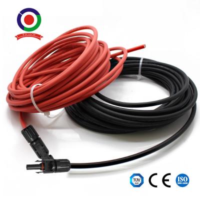 China 1 Pair Of 6m 20feet 10awg Solar Extension Cable With Connector Female And Male for sale