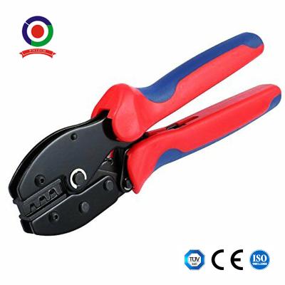 China Solar Connector Ratcheting Crimping Tool For 14-10AWG Wire Insulated Terminals for sale