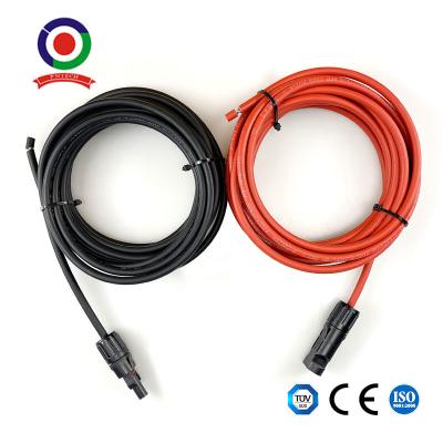 China TUV 12AWG 4mm Solar Panel Extension Cable Wire 1 Set for sale