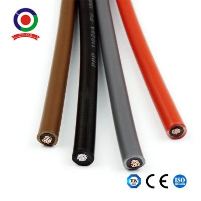 China Flexible Single Core Solar Cable 100m For Solar Panel Connection for sale