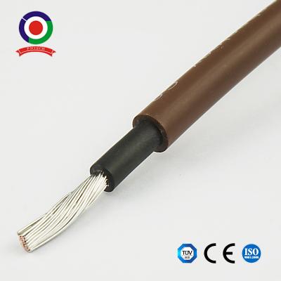 Chine En solaire 50618 H1Z2Z2-K 1x4mm2 de la couleur TUV de Brown de cable électrique d'OEM électrique à vendre