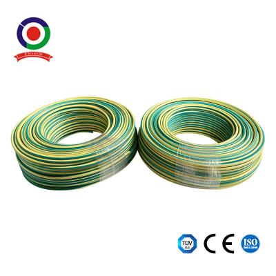 中国 4mm2 Green Yellow Pure Copper Battery Inverter Cables For Solar Rv Car Boat 販売のため