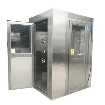 China L type air shower clean room, customized design air shower room china for sale