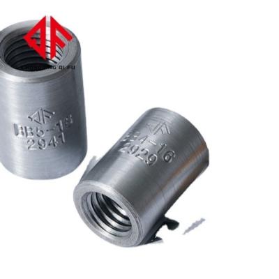 China Modern Carbon Structural Steel Parallel M12 Threaded Rebar Coupler for sale