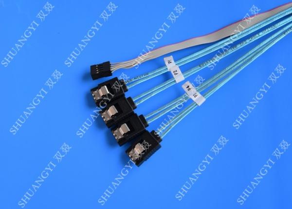 Quality Internal SFF 8087 To SATA SAS Serial Attached SCSI Cable 75cm With Sideband for sale