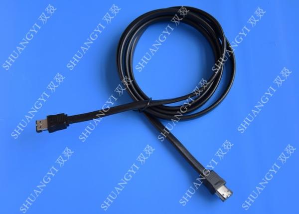 Quality SATA 3.0 Slim Flexible External SATA Cable , PC Powered ESATA Cable for sale