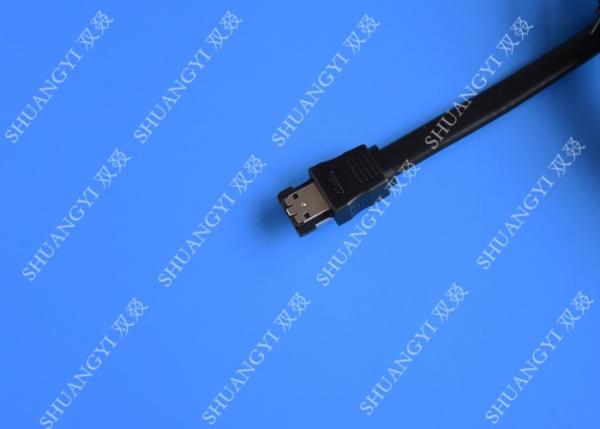 Quality SATA 3.0 Slim Flexible External SATA Cable , PC Powered ESATA Cable for sale