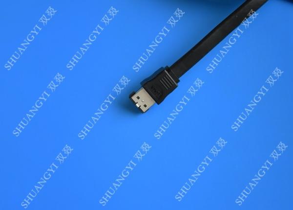 Quality SATA 3.0 Slim Flexible External SATA Cable , PC Powered ESATA Cable for sale