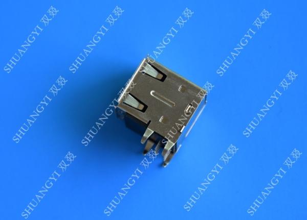 Quality DIP Foot 4 Pin AF Type Double USB Charging Connector Female For PCB for sale