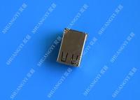 Quality 4 Pin AF Type USB Charging Connector , Right Angle Female SMT USB 2.0 Connector for sale