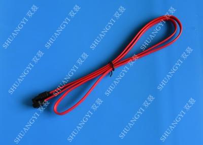 China SATA III Motherboard Flexible SATA Data Cable , 18 Inch Hard Drive SATA Cable for sale