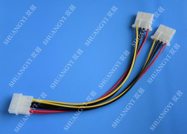 Quality Molex 4 Pin To Molex 4 Pin Cable Harness Assembly Pitch 5.08mm For Computer for sale