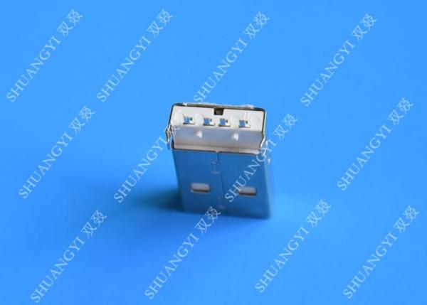 Quality USB 2.0 A Male Plug 4 Pin Powered USB Connector DIP Mount Jack Socket for sale