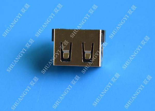 Quality Black 4 Pin USB 2.0 A Standard USB Connector Female Port Jack Socket For PC System for sale