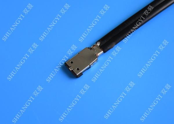 Quality Black 7 Pin External SATA Cable , PC PCB ESATA To SATA Cable With Power for sale