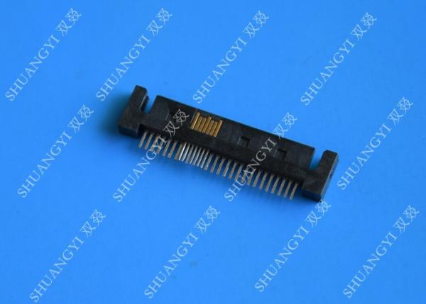 Quality Server Serial Attached SCSI Connector , Rectangular SMT 12G / 6G SATA  SAS Connector for sale