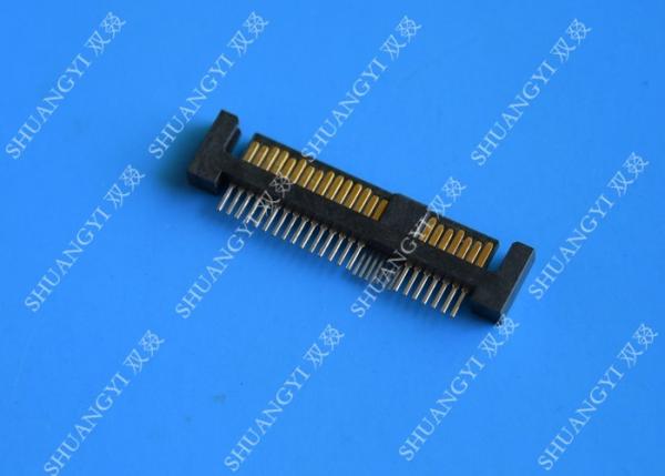 Quality Server Serial Attached SCSI Connector , Rectangular SMT 12G / 6G SATA SAS for sale