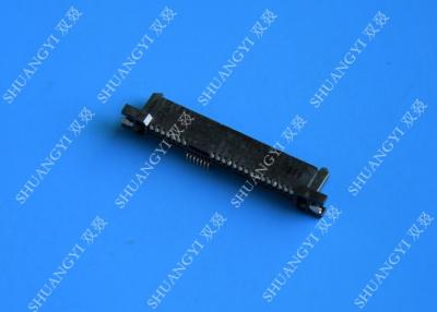 China 29P Laptop Serial Attached SCSI Connector , Black SAS SFF 8482 Connector for sale