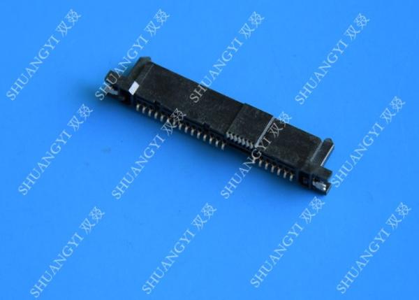 Quality 29P Laptop Serial Attached SCSI Connector , Black SAS SFF 8482 Connector for sale