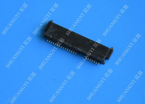 Quality Lightweight Through Hole SAS To SATA Connector Rectangular 6 Gbps 22 Position for sale