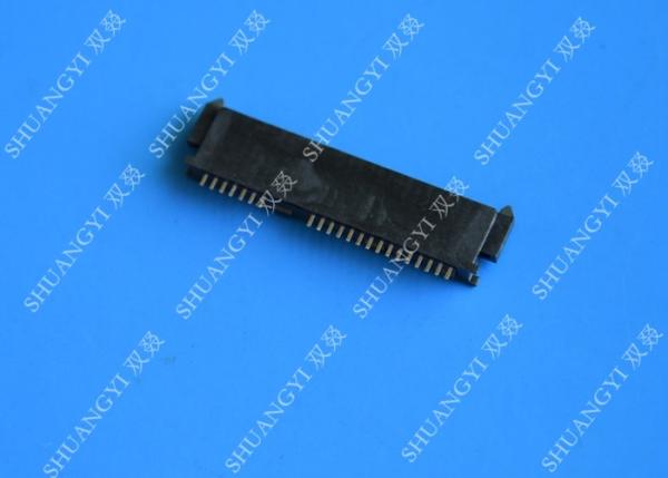 Quality Lightweight Through Hole SAS To SATA Connector Rectangular 6 Gbps 22 Position for sale