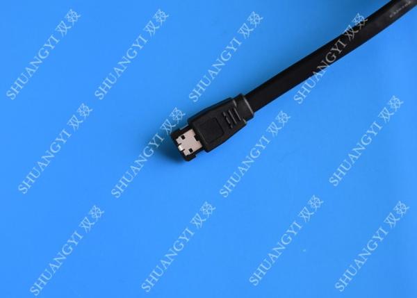 Quality Premium External Round Serial ATA SATA Cable E-SATA II Metal Latch EMI for sale