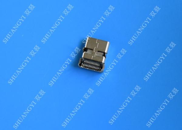 Quality Female USB 3.1 Type C USB Connector SMT DIP 24 Pin For Cell Phone for sale