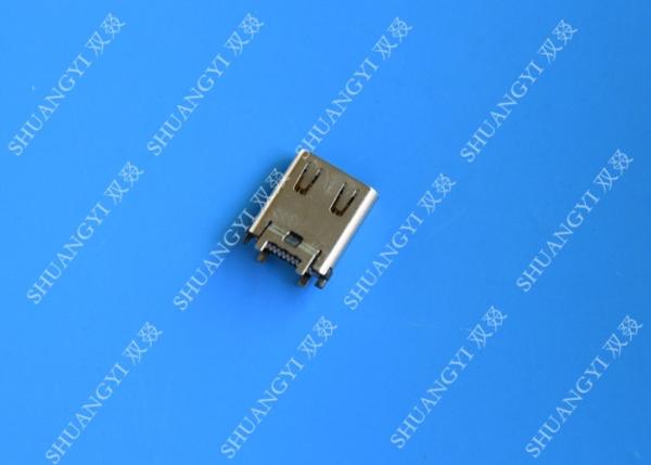 Quality Electrical SMT DIP 24 Pin USB Connector USB 3.1 Type C Female 10000 Cycles for sale