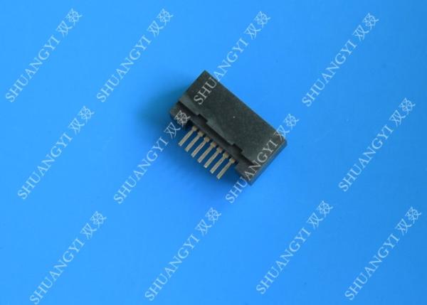 Quality 7 Pin ESATA Port Connector Straight Solder Inverted Type For Laptop for sale