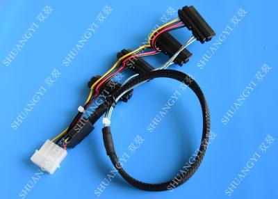 Quality SFF 8087 To SFF 8482 Dual Port SAS Power Cable SAS TO SAS Length 0.65m for sale