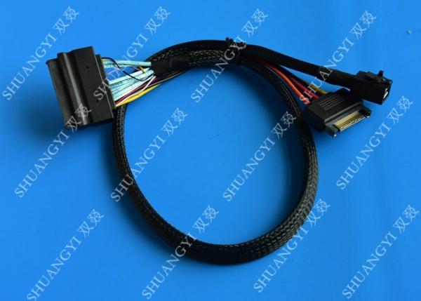 Quality Workstations Servers SFF 8643 To U.2 SFF 8639 Cable With 15 Pin SATA Power Connector for sale