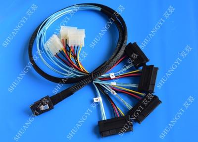 Quality 1M Serial Attached SCSI Cable Mini SAS 36-Pin Male To SAS 29-Pin Female Cable for sale