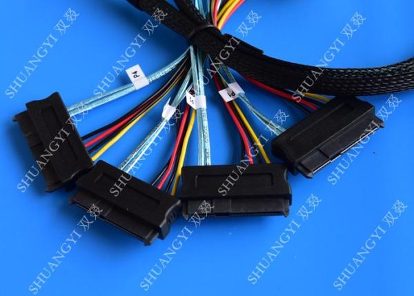 Quality 1M Serial Attached SCSI Cable Mini SAS 36-Pin Male To SAS 29-Pin Female Cable for sale