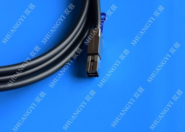 Quality 3.3FT External SAS Cable HD Mini SAS SFF-8644 To SFF-8644 Cable 1M / Black for sale