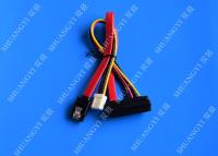 Quality 22 Pin SATA Cable with 3 Pin Power and Latching SATA Connector for sale