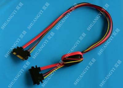 China Cable de extensión de 22 Pin SATA con el convertidor 5V a 3.3V para el poder en venta
