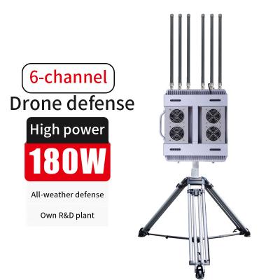 China Commercial Drone UAV FPV Drones Jammer With Omnidirectional Launch GPS Tracking 3Km Range for sale