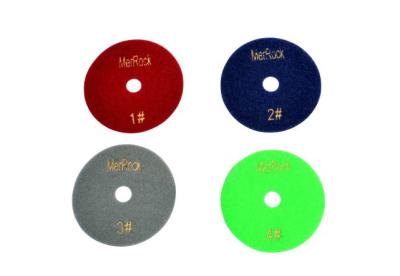 China 3 mm Thickness 4 Steps Dry Diamond Polishing Pad For Polisher / Grinder for sale
