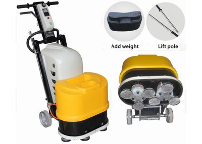 China Single Phase Marble Stone Floor Polisher Machine With Magnetic Discs / 6 Heads for sale