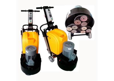 China 9 Heads Concrete Manual Floor Polisher / Scrubber 220V 50HZ With Planetary System for sale